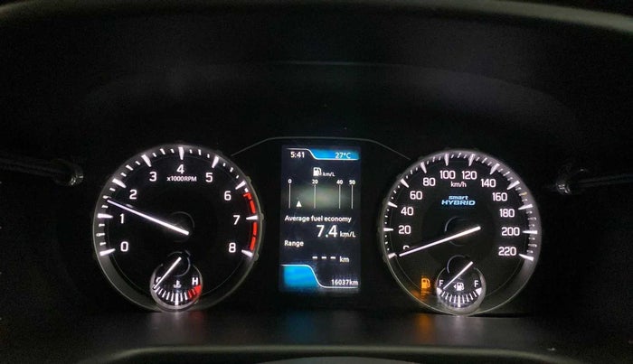 2022 Maruti BREZZA ZXI SMART HYBRID , Petrol, Manual, 16,037 km, Odometer Image