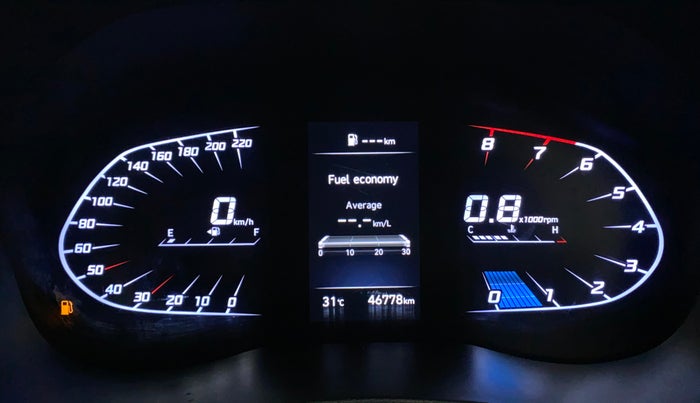 2020 Hyundai Verna SX 1.5 VTVT, Petrol, Manual, 46,866 km, Odometer Image