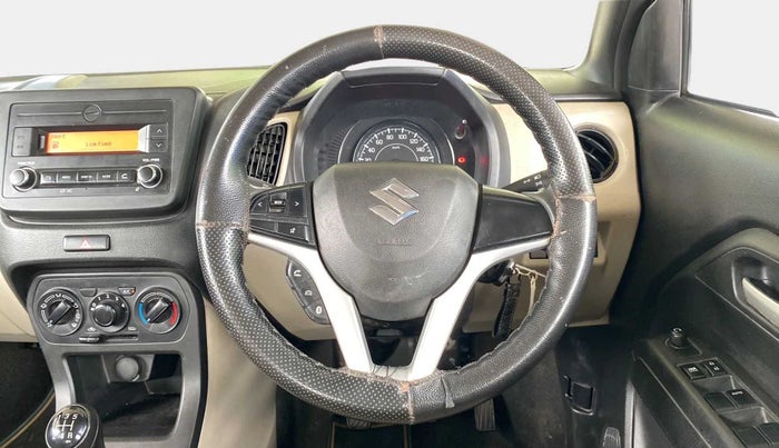 2019 Maruti New Wagon-R VXI 1.2, Petrol, Manual, 35,860 km, Steering Wheel Close Up