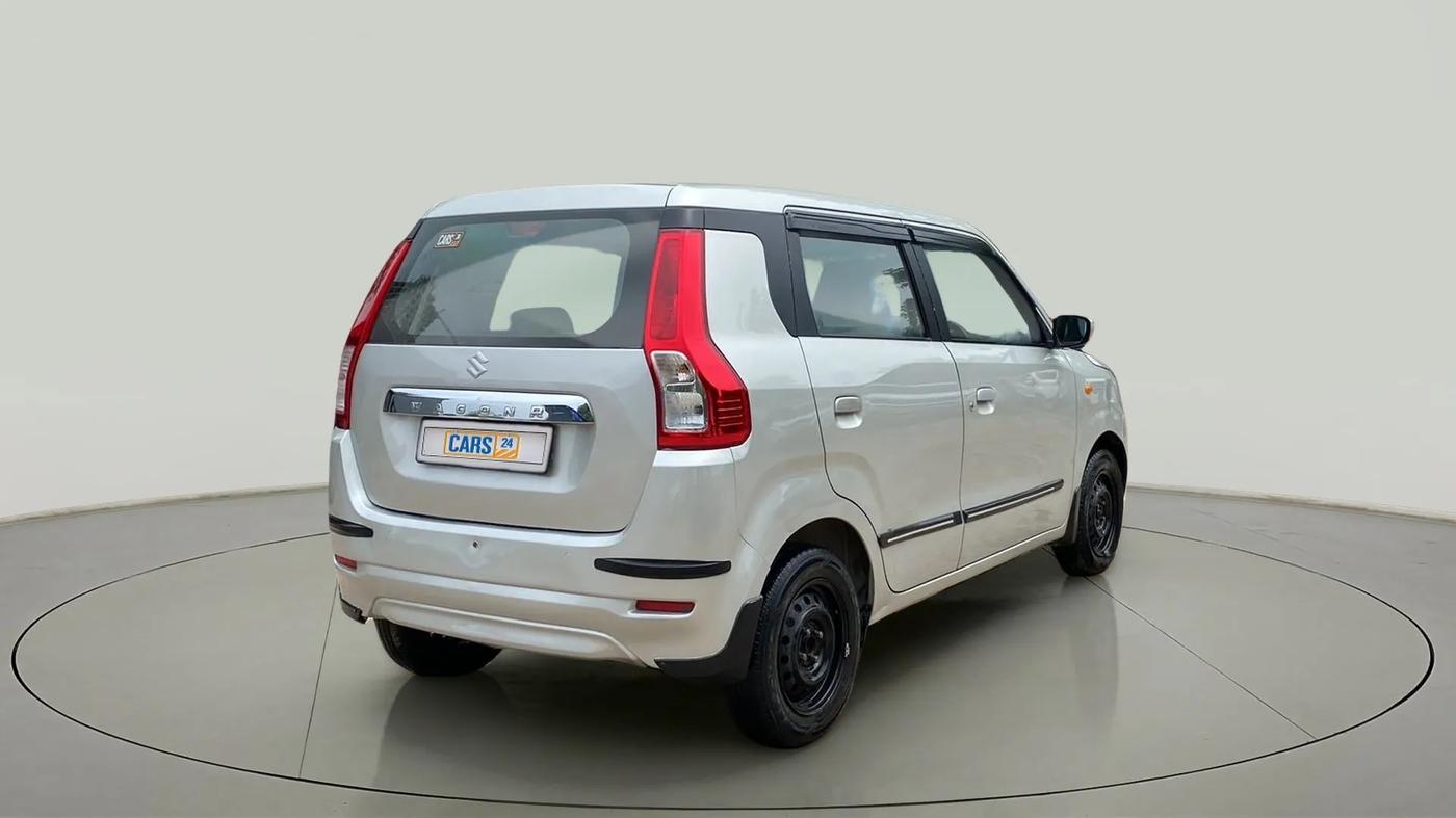 2019 Maruti New Wagon-R VXI 1.2, Petrol, Manual, 35,860 km, Right Back Diagonal