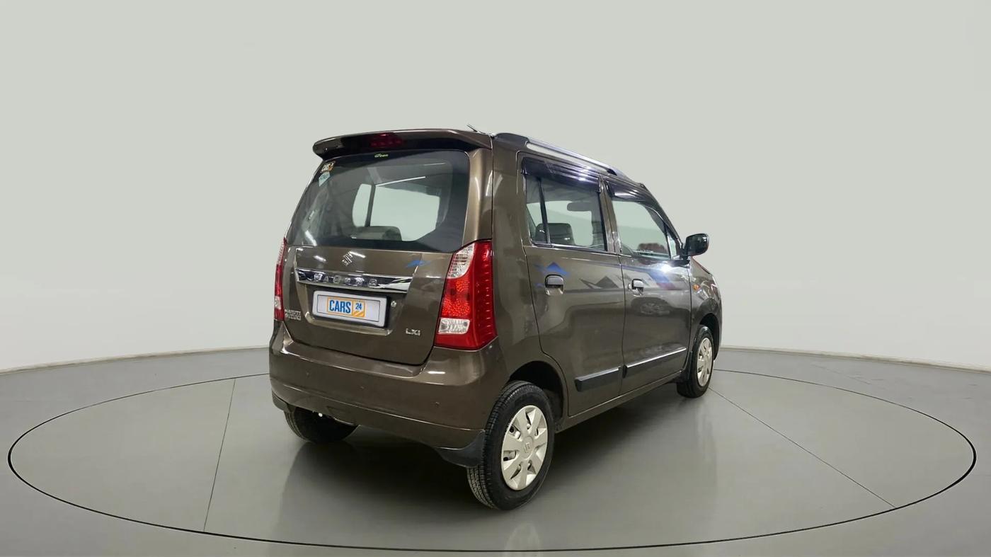 2014 Maruti Wagon R 1.0 LXI CNG, CNG, Manual, 93,057 km, Right Back Diagonal