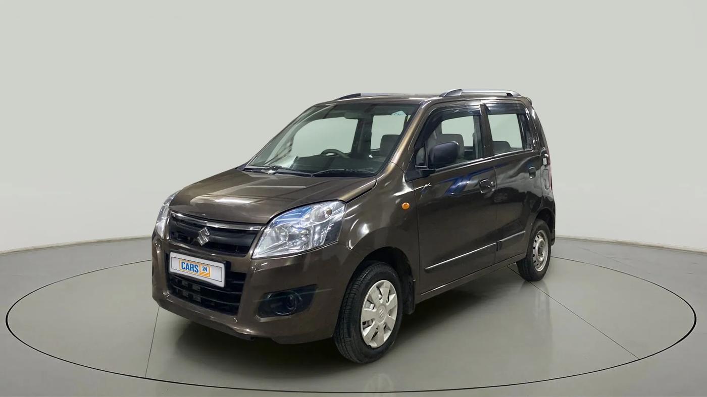 2014 Maruti Wagon R 1.0 LXI CNG, CNG, Manual, 93,057 km, Left Front Diagonal
