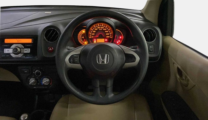 2014 Honda Amaze 1.2L I-VTEC S, Petrol, Manual, 74,785 km, Steering Wheel Close Up