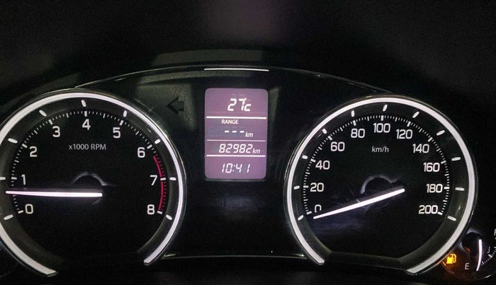 2016 Maruti Ciaz ZXI, Petrol, Manual, 82,952 km, Odometer Image