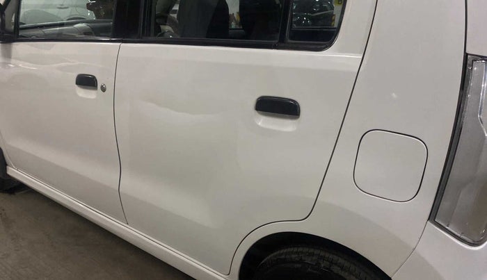2017 Maruti Wagon R 1.0 VXI + (O) AMT, Petrol, Automatic, 55,172 km, Rear left door - Slightly dented