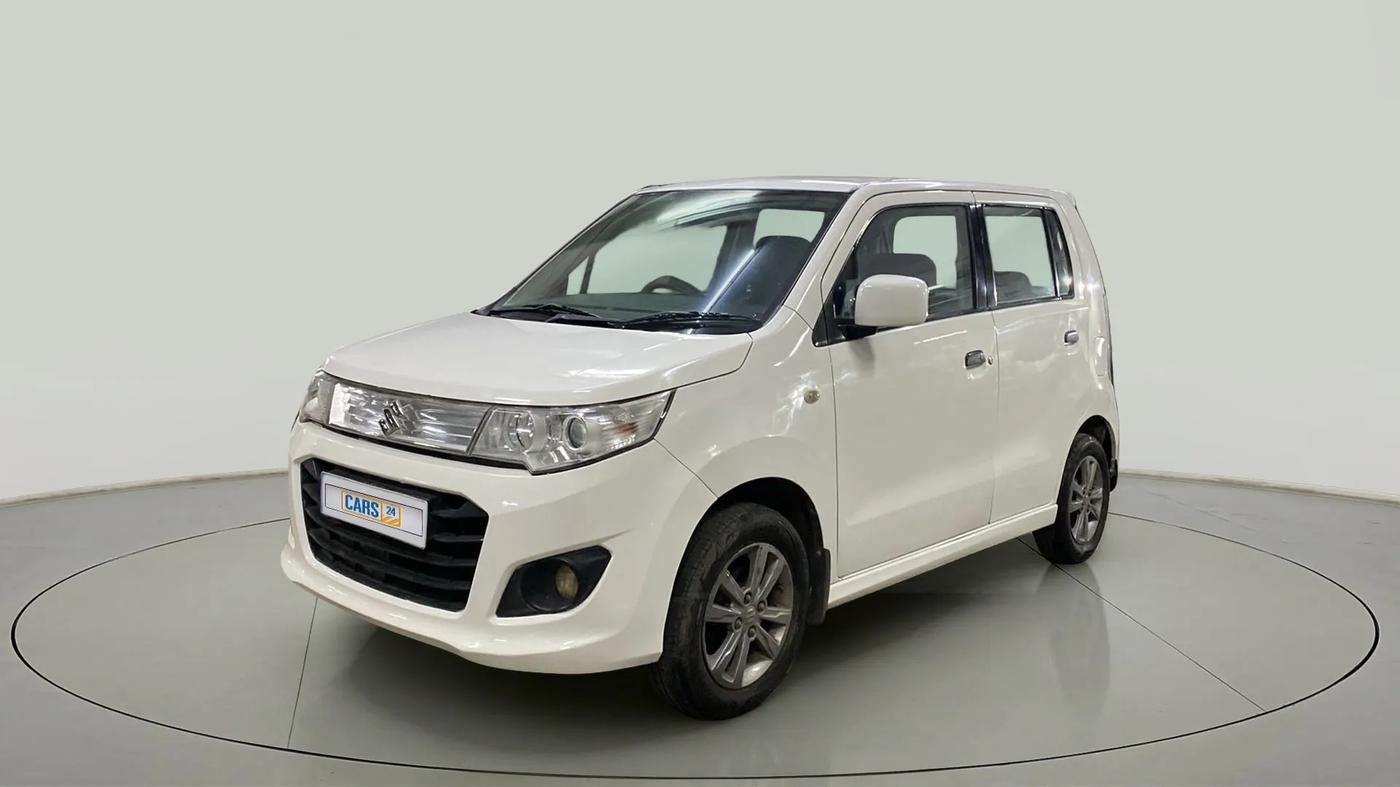 2017 Maruti Wagon R 1.0 VXI + (O) AMT, Petrol, Automatic, 55,172 km, Left Front Diagonal
