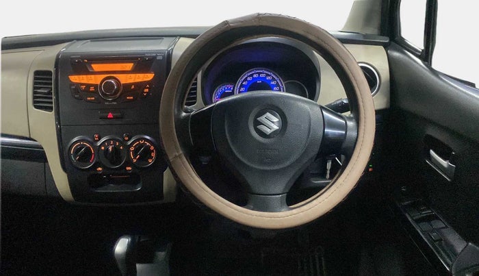 2017 Maruti Wagon R 1.0 VXI + (O) AMT, Petrol, Automatic, 55,172 km, Steering Wheel Close Up