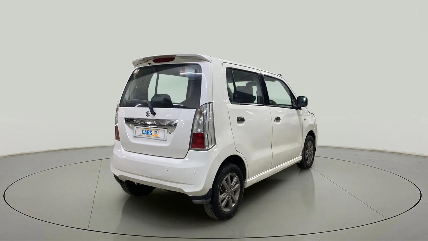 2017 Maruti Wagon R 1.0 VXI + (O) AMT, Petrol, Automatic, 55,172 km, Right Back Diagonal