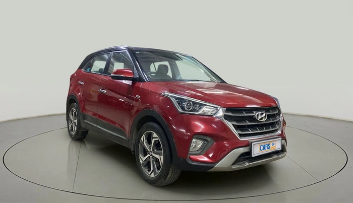 2018 Hyundai Creta SX AT 1.6 PETROL, Petrol, Automatic, 37,706 km, Right Front Diagonal