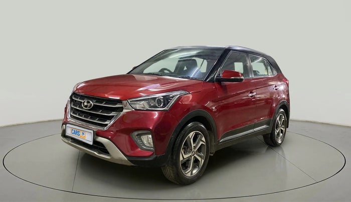 2018 Hyundai Creta SX AT 1.6 PETROL, Petrol, Automatic, 37,706 km, Left Front Diagonal