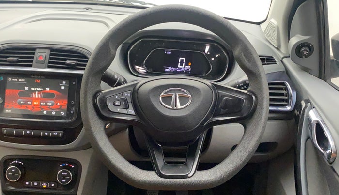 2021 Tata TIGOR XZ PLUS PETROL, Petrol, Manual, 20,219 km, Steering Wheel Close Up