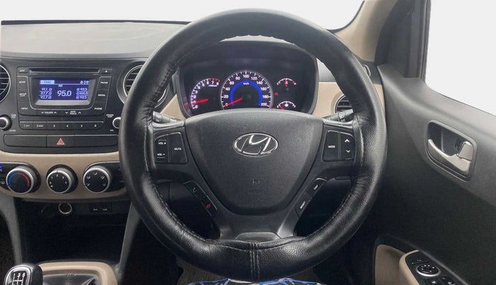 2014 Hyundai Grand i10 ASTA (O) 1.2 KAPPA VTVT, Petrol, Manual, 92,801 km, Steering Wheel Close Up