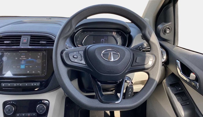 2023 Tata Tiago XZA PLUS PETROL, Petrol, Automatic, 5,177 km, Steering Wheel Close Up