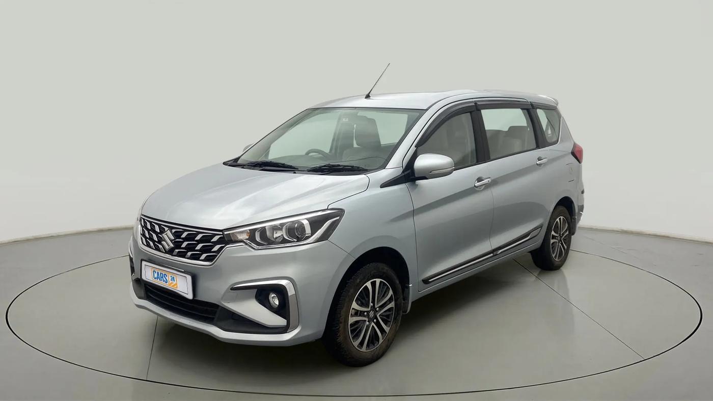 2023 Maruti Ertiga ZXI+ SHVS, Petrol, Manual, 22,505 km, Left Front Diagonal