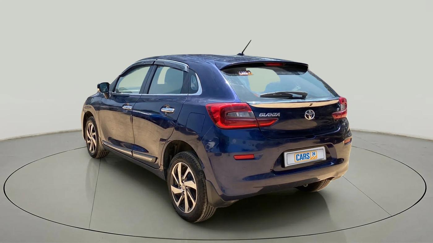 2022 Toyota Glanza G AMT, Petrol, Automatic, 18,863 km, Left Back Diagonal