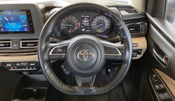 2022 Toyota Glanza G AMT, Petrol, Automatic, 18,863 km, Steering Wheel Close Up