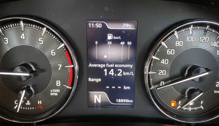 2022 Toyota Glanza G AMT, Petrol, Automatic, 18,863 km, Odometer Image