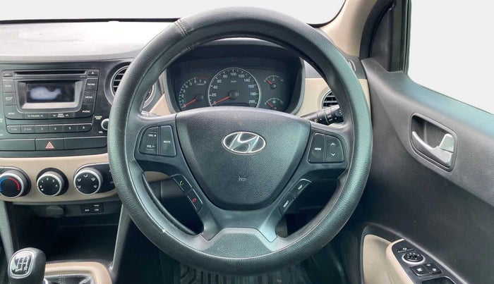 2016 Hyundai Grand i10 SPORTZ 1.2 KAPPA VTVT, Petrol, Manual, 24,438 km, Steering Wheel Close Up