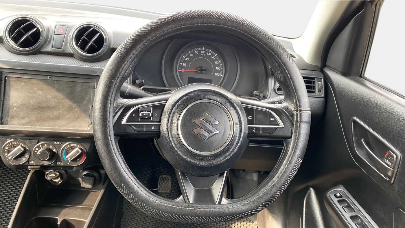 2019 Maruti Swift LXI, Petrol, Manual, 18,679 km, Steering Wheel Close Up