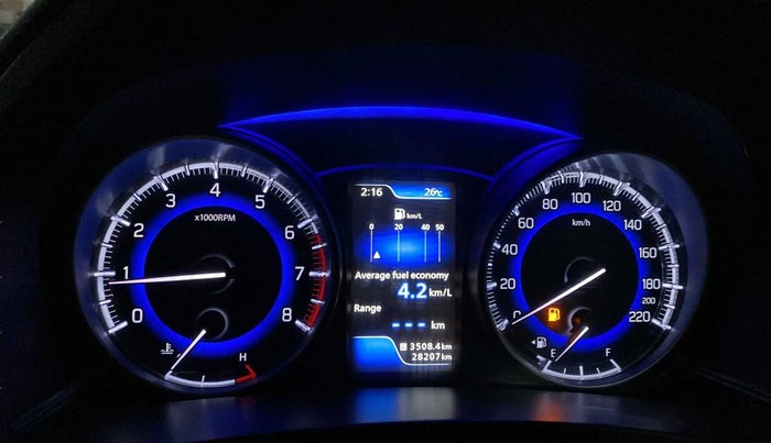 2017 Maruti Baleno ALPHA PETROL 1.2, Petrol, Manual, 28,187 km, Odometer Image