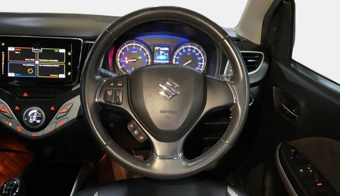 2017 Maruti Baleno ALPHA PETROL 1.2, Petrol, Manual, 28,187 km, Steering Wheel Close Up