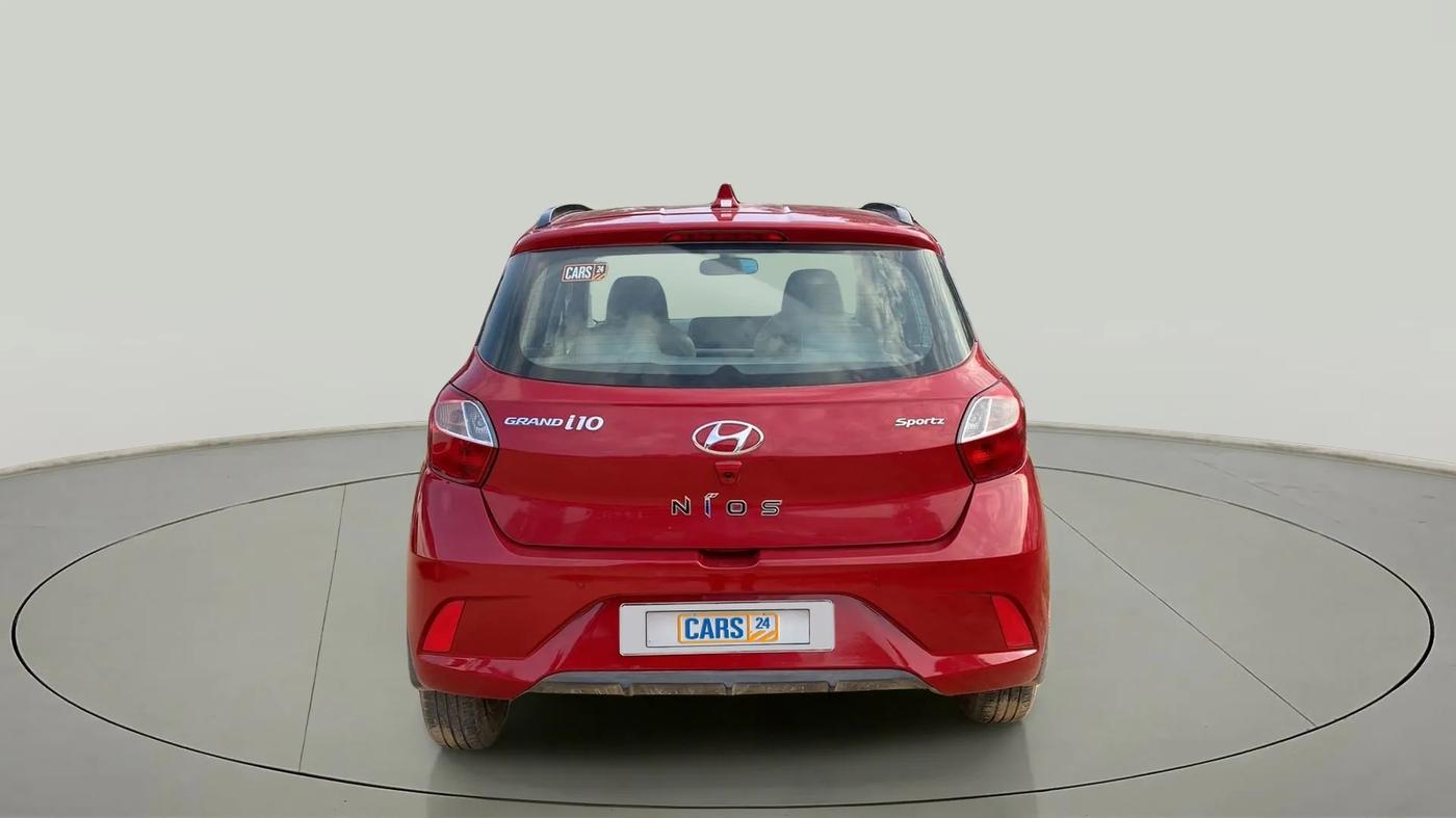 2020 Hyundai GRAND I10 NIOS SPORTZ AMT 1.2 KAPPA VTVT, Petrol, Automatic, 37,438 km, Back/Rear