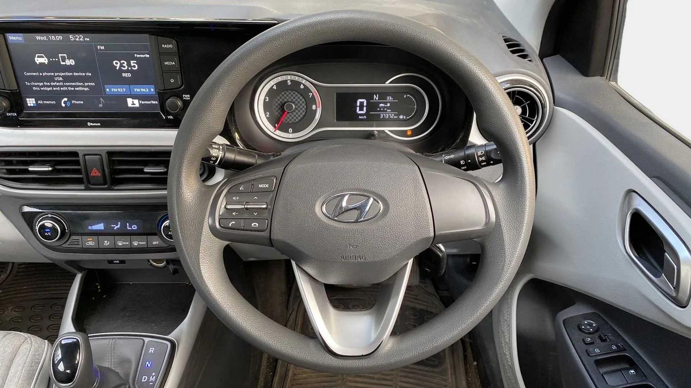 2020 Hyundai GRAND I10 NIOS SPORTZ AMT 1.2 KAPPA VTVT, Petrol, Automatic, 37,438 km, Steering Wheel Close Up
