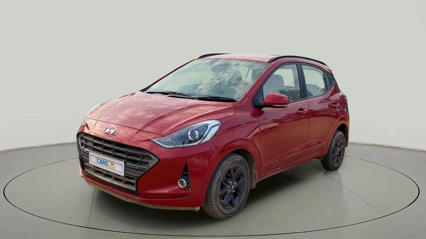 2020 Hyundai GRAND I10 NIOS SPORTZ AMT 1.2 KAPPA VTVT, Petrol, Automatic, 37,438 km, Left Front Diagonal