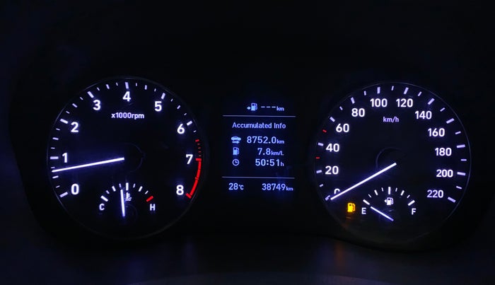 2019 Hyundai Verna 1.6 VTVT SX O, Petrol, Manual, 38,790 km, Odometer Image
