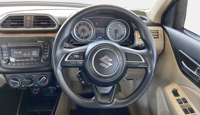 2017 Maruti Dzire VXI, Petrol, Manual, 52,651 km, Steering Wheel Close Up