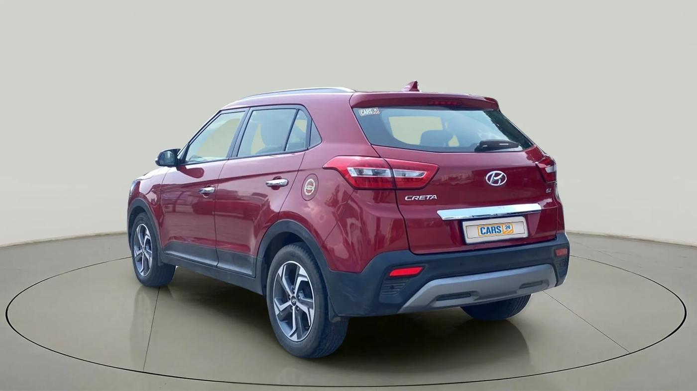 2019 Hyundai Creta SX AT 1.6 PETROL, Petrol, Automatic, 64,429 km, Left Back Diagonal