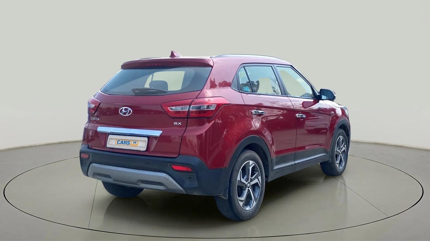 2019 Hyundai Creta SX AT 1.6 PETROL, Petrol, Automatic, 64,429 km, Right Back Diagonal