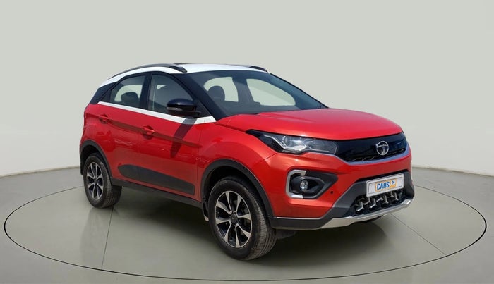 2020 Tata NEXON XZA PLUS PETROL DUAL TONE, Petrol, Automatic, 28,123 km, Right Front Diagonal