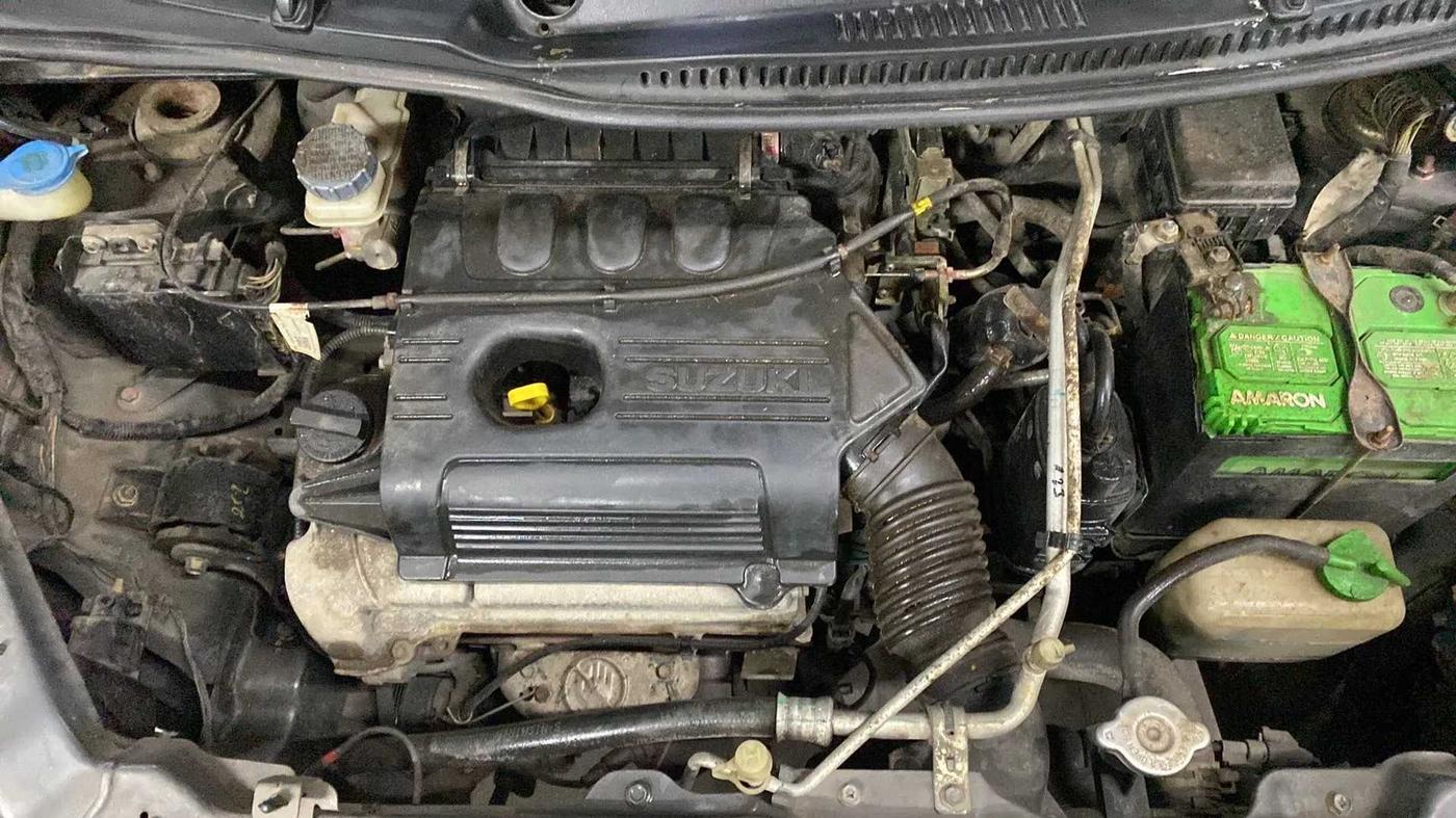 2015 Maruti Wagon R 1.0 LXI CNG, CNG, Manual, 26,161 km, Open Bonet