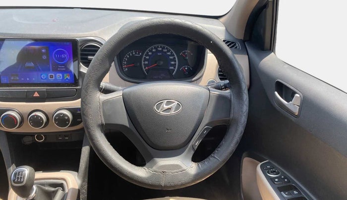 2014 Hyundai Grand i10 SPORTZ 1.2 KAPPA VTVT, Petrol, Manual, 29,093 km, Steering Wheel Close Up