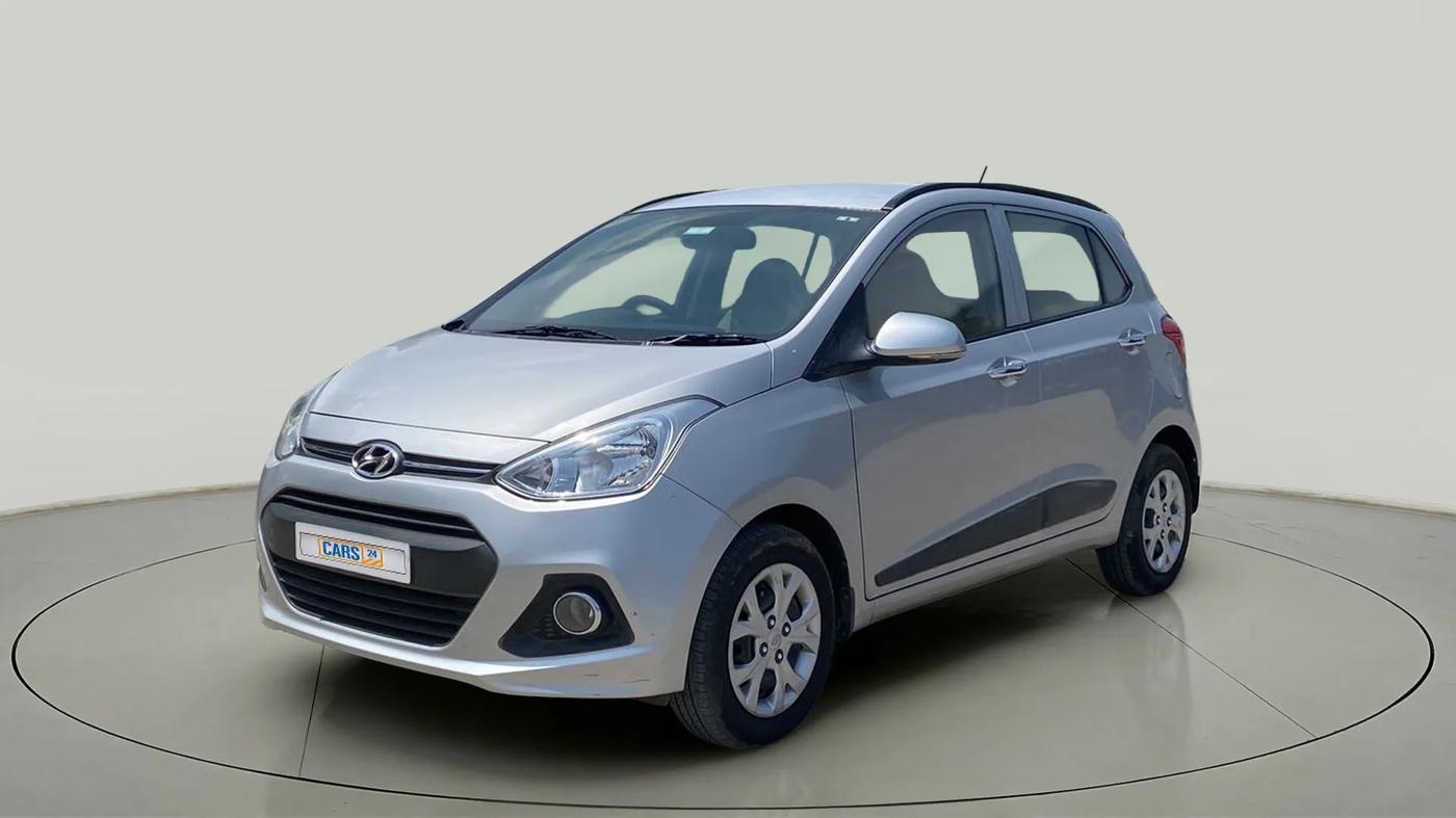 2014 Hyundai Grand i10 SPORTZ 1.2 KAPPA VTVT, Petrol, Manual, 29,093 km, Left Front Diagonal