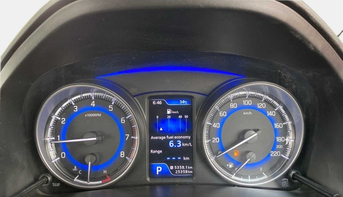 2021 Maruti Baleno ZETA CVT PETROL 1.2, Petrol, Automatic, 25,338 km, Odometer Image