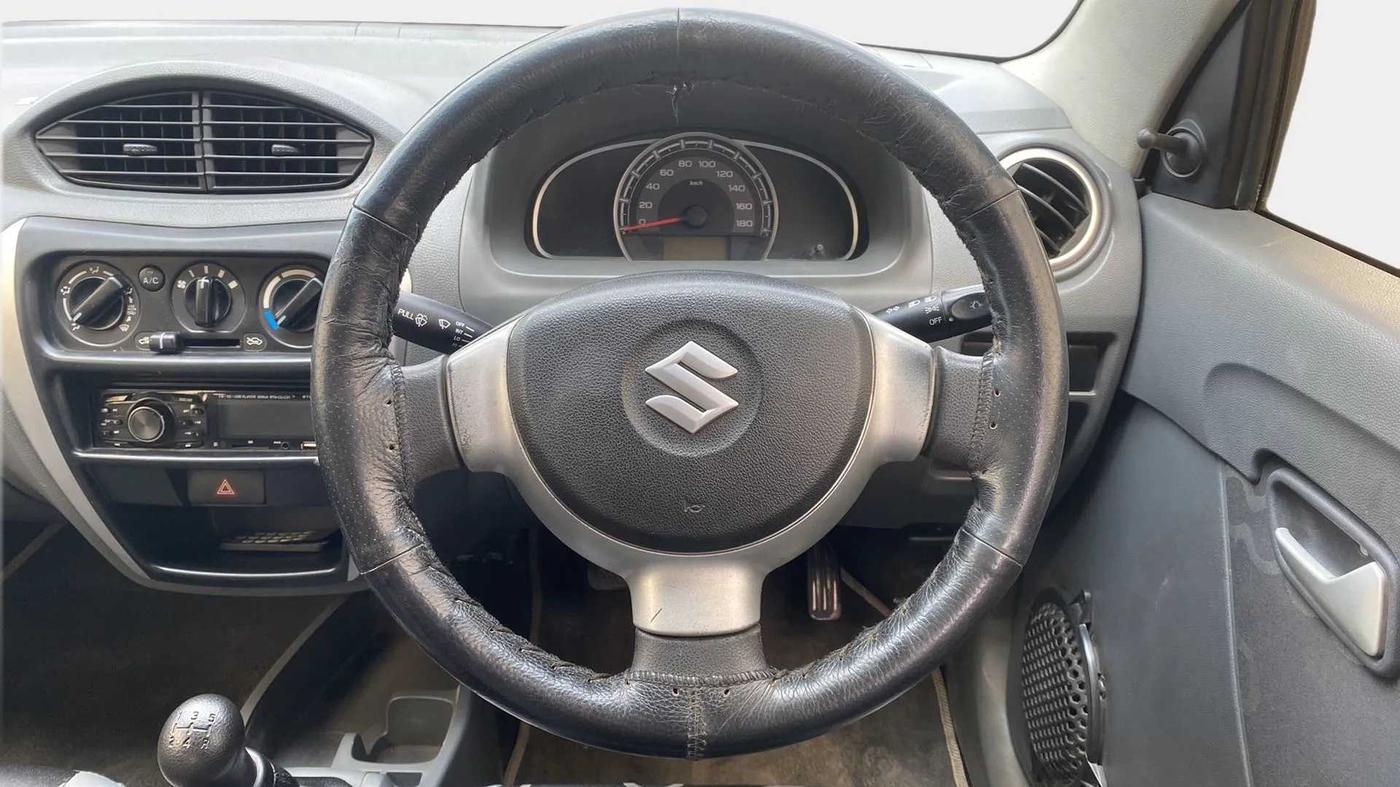 2014 Maruti Alto 800 LXI, Petrol, Manual, 60,251 km, Steering Wheel Close Up