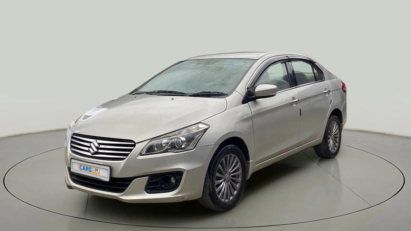 2017 Maruti Ciaz ALPHA 1.4 PETROL, Petrol, Manual, 1,03,895 km, Left Front Diagonal