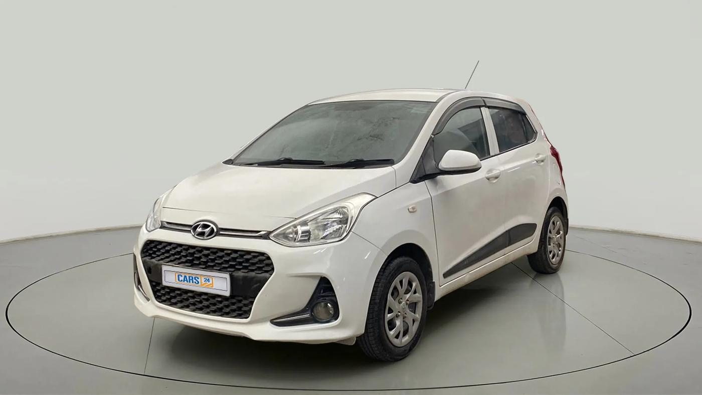 2017 Hyundai Grand i10 SPORTZ 1.2 KAPPA VTVT, Petrol, Manual, 23,654 km, Left Front Diagonal
