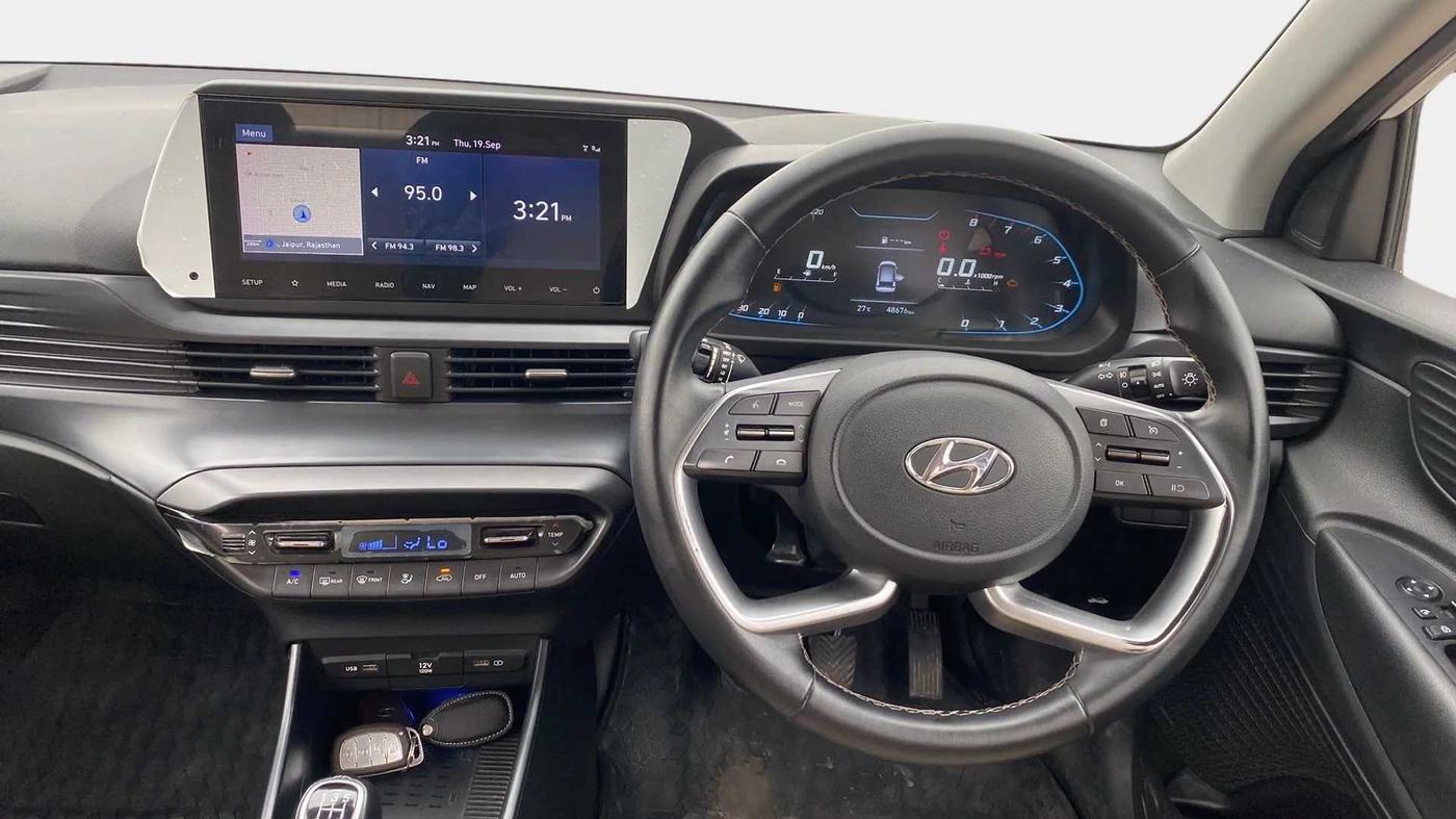 2021 Hyundai NEW I20 ASTA (O) 1.2 MT, Petrol, Manual, 48,674 km, Steering Wheel Close Up
