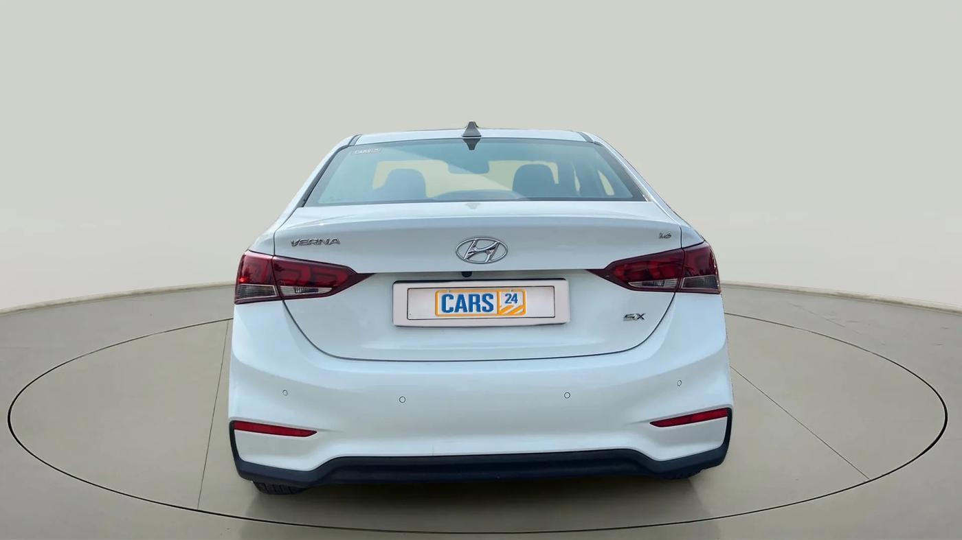2019 Hyundai Verna 1.6 VTVT SX, Petrol, Manual, 60,396 km, Back/Rear