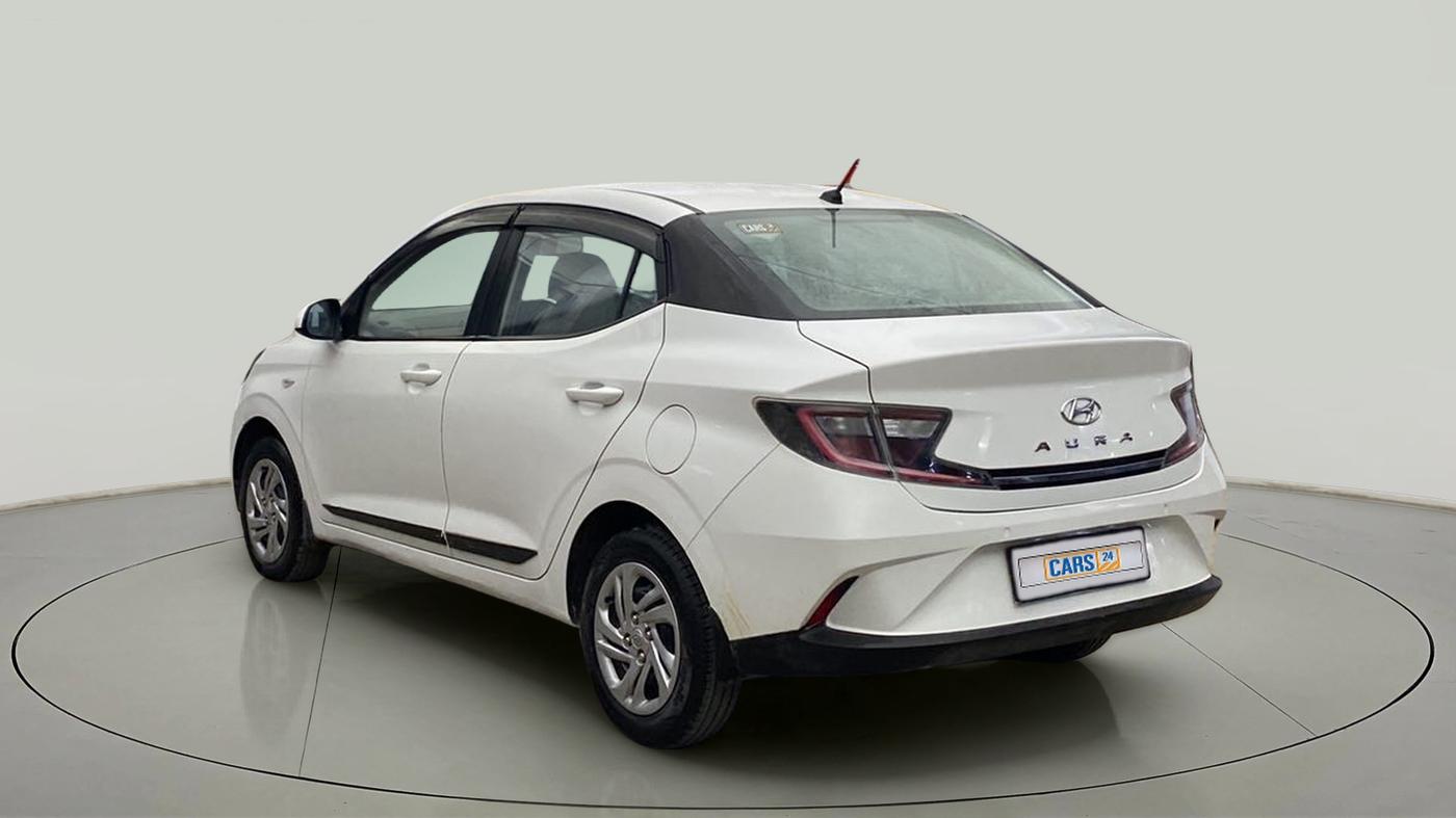 2021 Hyundai AURA S 1.2 CNG, CNG, Manual, 40,162 km, Left Back Diagonal