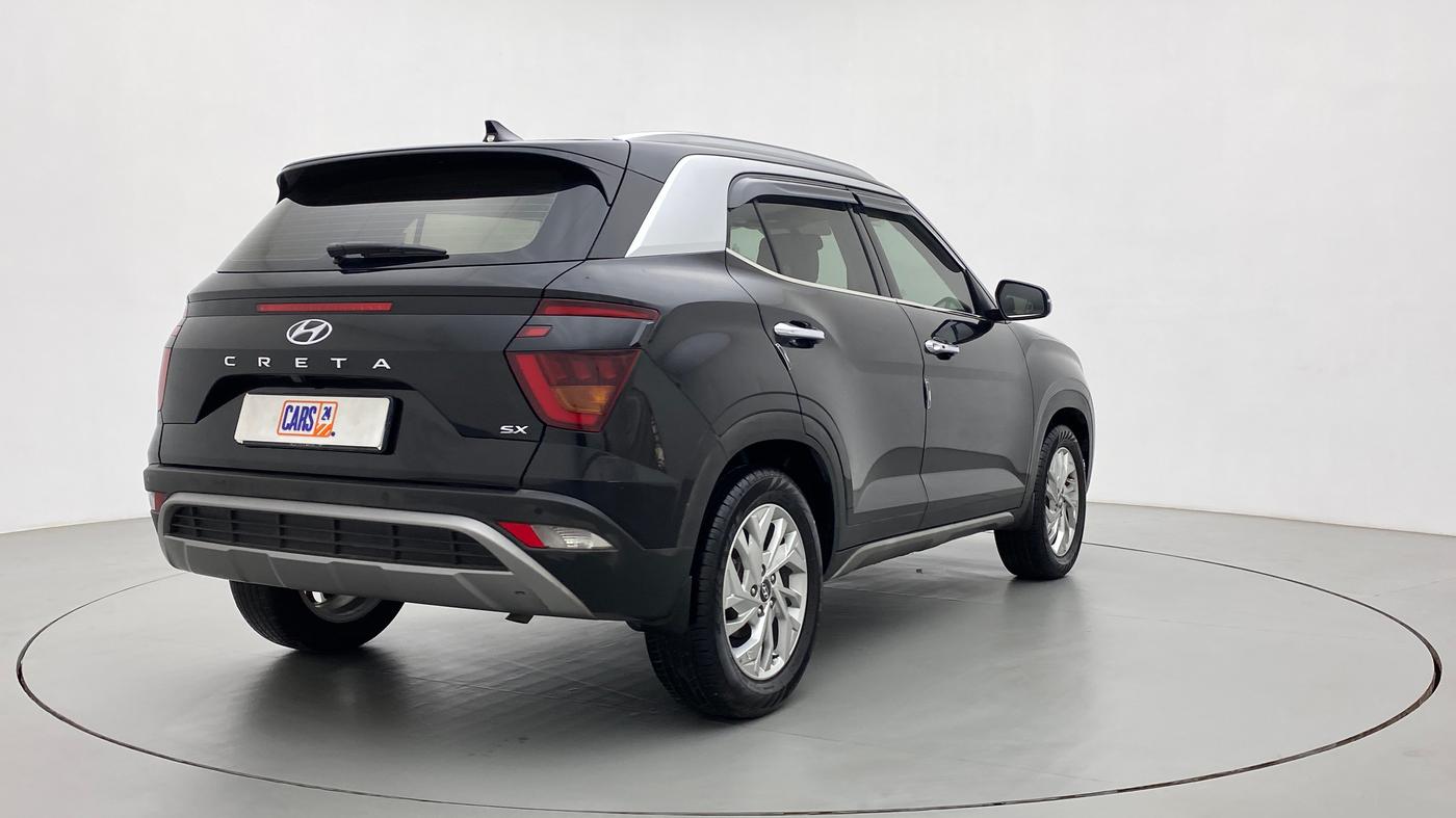 2021 Hyundai Creta SX 1.5 PETROL, Petrol, Manual, 9,427 km, Right Back Diagonal