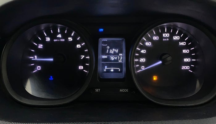 2018 Tata Tiago XT PETROL, Petrol, Manual, 76,701 km, Odometer Image