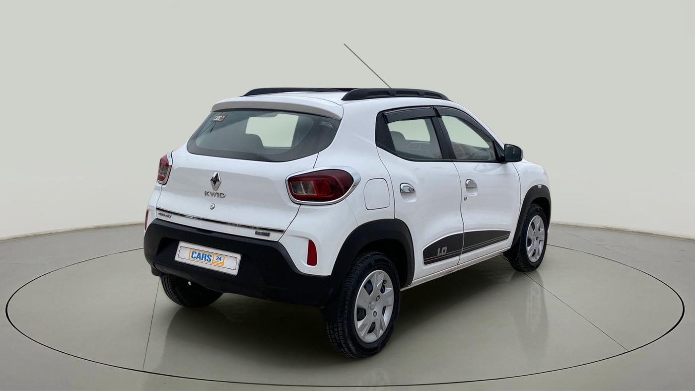 2022 Renault Kwid RXT 1.0 AMT (O), Petrol, Automatic, 4,595 km, Right Back Diagonal