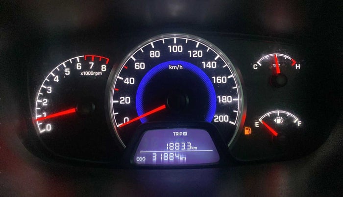 2017 Hyundai Grand i10 SPORTZ (O) 1.2 KAPPA VTVT, Petrol, Manual, 32,263 km, Odometer Image
