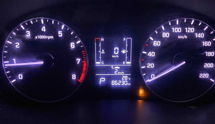 2016 Hyundai Creta SX PLUS AT 1.6 PETROL, Petrol, Automatic, 86,252 km, Odometer Image