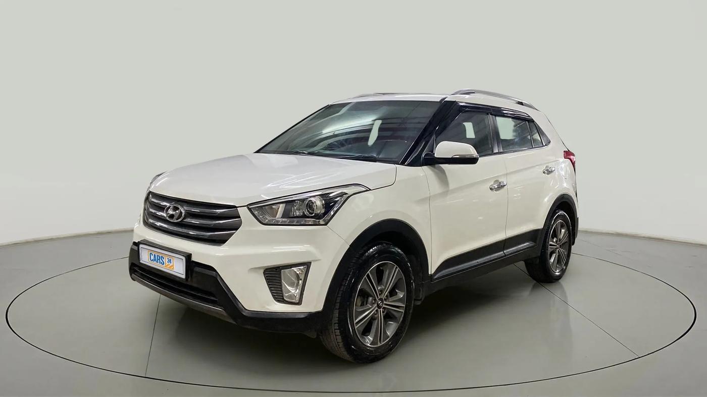 2016 Hyundai Creta SX PLUS AT 1.6 PETROL, Petrol, Automatic, 86,252 km, Left Front Diagonal