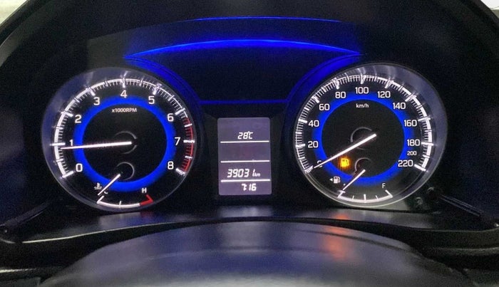 2018 Maruti Baleno DELTA PETROL 1.2, Petrol, Manual, 39,055 km, Odometer Image